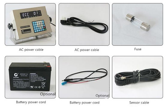 Truck Weighing Digital Scale Indicator Purple Horn AC / DC Power Supply D2008H